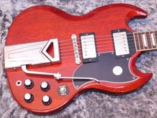 Guitarra elétrica Gibson SG Standard '61 Sideways Vibrola 2023 vintage cereja comprar usado  Enviando para Brazil