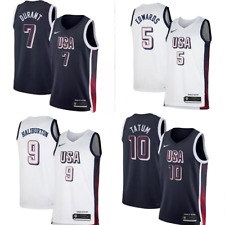 Camiseta Swingman National unissex masculina basquete EUA 2024 P-3XL comprar usado  Enviando para Brazil