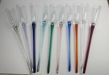 Taça soprada à mão com haste de 10 pontas flauta de champanhe praia festa bebidas coquetel comprar usado  Enviando para Brazil