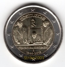 Euro commemorativo italia usato  Salussola