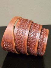 Usado, Pulseira de couro Banjo cesta premium tecido padrão Bill Stokes vitrine marca comprar usado  Enviando para Brazil