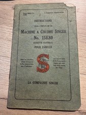 Instruction machine coudre d'occasion  Trouy