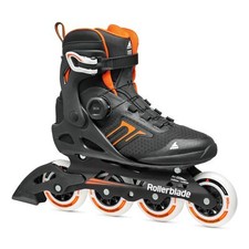 Skate em linha Rollerblade Macroblade 90 BOA masculino adulto fitness preto e laranja comprar usado  Enviando para Brazil