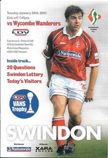 Swindon town wycombe for sale  SWINDON