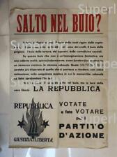 Antico manifesto originale usato  Albano Laziale