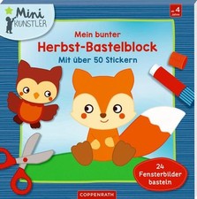 Bunter herbst bastelblock gebraucht kaufen  Ohlsbach