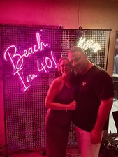 Neon sign beach for sale  Miami
