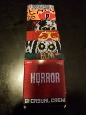 Usado, 6 pares de calcetines de terror Friday the 13th Nightmare on Elm Street It Crew NUEVOS segunda mano  Embacar hacia Argentina