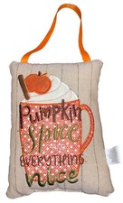 Pumpkin spice embroidered for sale  Melissa