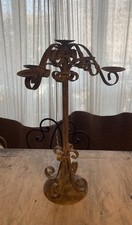 Vecchio candelabro ferro usato  Biella