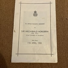 Memorial leaflet sir for sale  GLOUCESTER