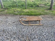 Vintage wooden sleigh for sale  BEAULY