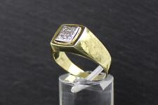 Herrenring diamantring 585er gebraucht kaufen  Fürth