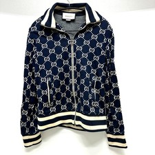 Jaqueta de vestuário GUCCI 496919 18AW GG jacquard lateral com zíper comprar usado Jaqueta de vestuário GUCCI 496919 18AW GG jacquard lateral com zíper comprar usado  Enviando para Brazil