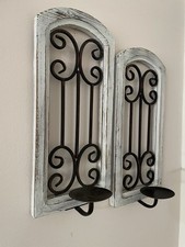 Pair decorative wooden for sale  GLASGOW