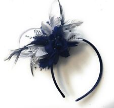 navy and silver fascinator for sale navy and silver fascinator for sale HOUNSLOW