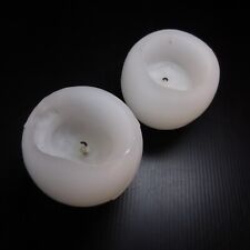 Bougies blanches lumineuses d'occasion  Nice-