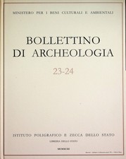 Bollettino archeologia 24 usato  Italia