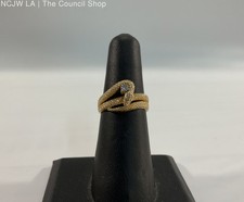 Textured 10k yellow for sale  Los Angeles
