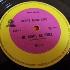 7" DORIS MONTEIRO "DE NOITE NA CAMA" BOSSA FUNK JAZZ BRAZIL VG+ 71' CAETANO VELO comprar usado  Brasil 