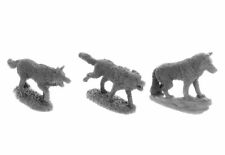 3 x WOLF PACK - BONES USA DWELLERS REAPER figurine miniature rpg jdr loup 7038 na sprzedaż  Wysyłka do Poland