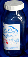 Glass milk bottle for sale  KIRKCALDY
