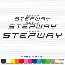 Stepway stickers vinyles d'occasion  Putanges-Pont-Écrepin
