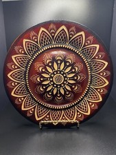 Carved wooden plate for sale  Martinsville