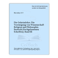 Blavatsky geheimlehre . gebraucht kaufen  Eicklingen