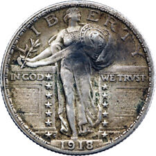 Usado, États-Unis Standing Liberty Quarter Dollar 1918 San Francisco comprar usado  Enviando para Brazil
