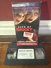 Seed of Chucky (2005) Unrated Version VHS DEMO SCREENEr TAPE!  Rogue Ultra Rare comprar usado  Enviando para Brazil