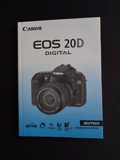 #A1328-Canon EOS 20D Digital  Bedienungsanleitung Anleitung, usado comprar usado  Enviando para Brazil