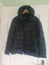 Feather jacket black for sale  WARRINGTON