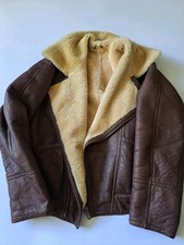 Vtg real leather for sale  ROSSENDALE