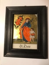 Antiquität hinterglasbild bla gebraucht kaufen  München