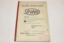 Betriebsanleitung langdrehauto gebraucht kaufen  Greppin