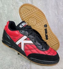 Usado, Sapato de futebol masculino raro Kelme Inferno couro vermelho indoor tamanho 7/Wmns tamanho 8.5 Espanha  comprar usado  Enviando para Brazil