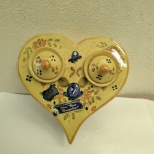 Encrier coeur faience d'occasion  Desvres