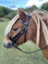 Leather bridle black for sale  USK