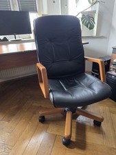 Bürolederstuhl for sale gebraucht kaufen  Leipzig