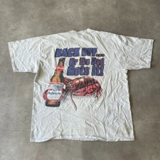 Budweiser shirt mens for sale  HUDDERSFIELD