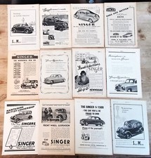 Singer cars vintage for sale  SHERINGHAM