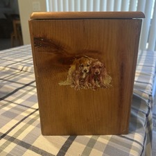 Recipiente de madeira para petiscos para cachorros caixa de armazenamento de lanches para animais de estimação com 3 frascos de tratamento comprar usado Recipiente de madeira para petiscos para cachorros caixa de armazenamento de lanches para animais de estimação com 3 frascos de tratamento comprar usado  Enviando para Brazil