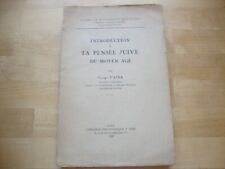 Pensee juive moyen d'occasion  Einville-au-Jard