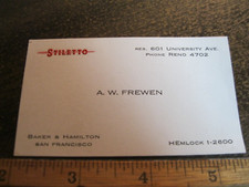 Stilletto baker hamilton for sale  Hayward