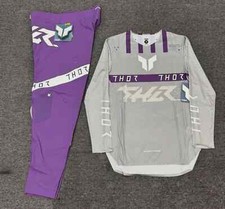 Kit de calças de jersey Thor SportMode Flite cinza conjunto de equipamentos 2025 motocross bicicleta sujeira comprar usado  Enviando para Brazil
