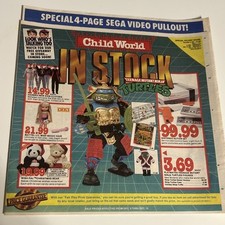 Child World Toy Store 1990 Jornal Anúncio Folheto Circular Catálogo TMNT Capa NKOTB comprar usado  Enviando para Brazil