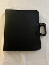 Black zipper portfolio for sale  Marlton