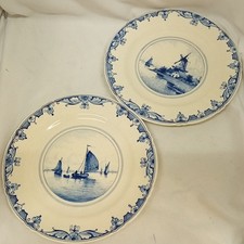 Vintage delft plates. for sale  BOLTON