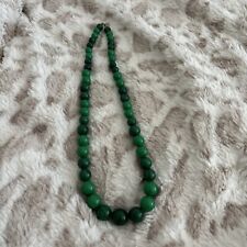 Beaded green necklace for sale  Glendora